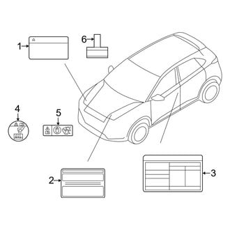 Hyundai OE - Information Labels - Labels (Limited / SE / SEL Sport)