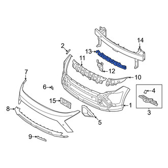 Hyundai OE - Front Bumper Impact Absorber
