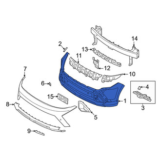 Hyundai OE - Front Lower Bumper Cover