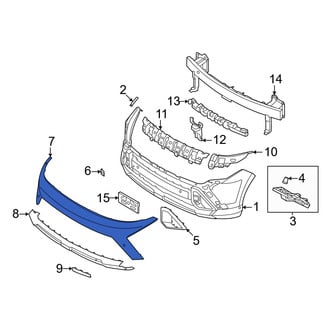 Hyundai OE - Front Upper Bumper Cover