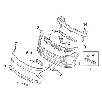 Hyundai OE - Front Bumper & Grille - Bumper & Components