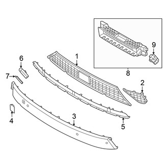 Hyundai OE - Front Bumper & Grille - Grille & Components (N Line)