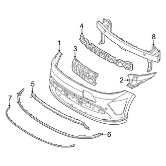 Hyundai OE - Front Bumper & Grille - Bumper & Components (Bumper & Grille Components)
