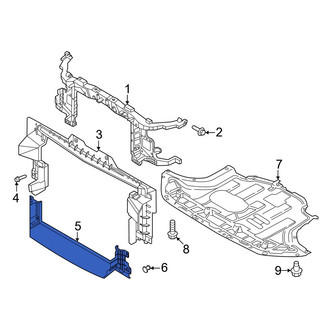 Hyundai OE - Front Lower Radiator Support Baffle