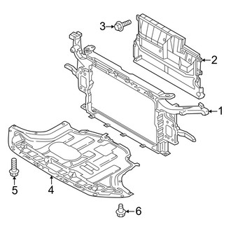 Hyundai OE - Radiator Support (Limited / SE / SEL)