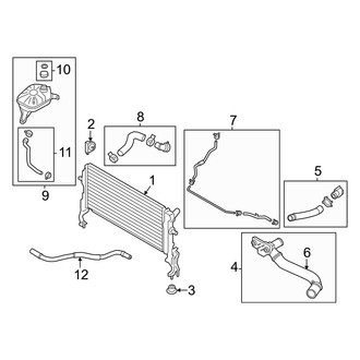 Hyundai OE - Cooling - Radiator & Components (1.6L)
