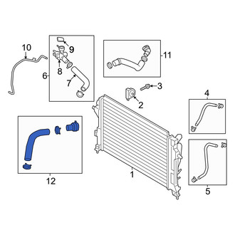 Hyundai OE - Upper Radiator Coolant Hose