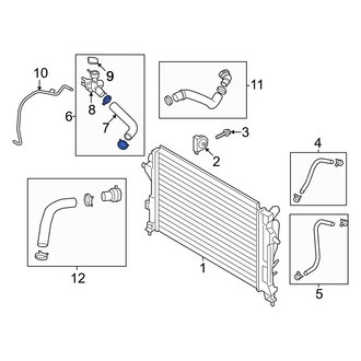 Hyundai OE - Upper Radiator Coolant Hose