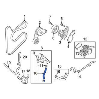 Hyundai OE - Upper Radiator Coolant Hose