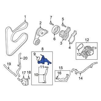 Hyundai OE - Engine Coolant Inlet Flange
