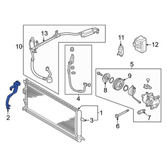 Hyundai OE - A/C Manifold Hose Assembly