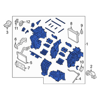 Hyundai OE - HVAC Unit Case Assembly