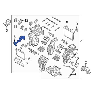Hyundai OE - Heater Core Access Cover