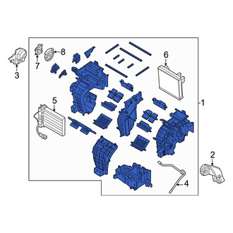 Hyundai OE - HVAC Unit Case Assembly