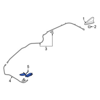 Hyundai OE - GPS Navigation System Antenna