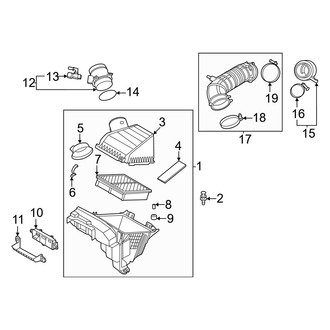 Hyundai OE - Engine / Transaxle - Air Intake