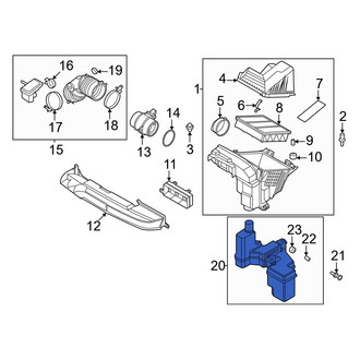 Hyundai OE - Engine Air Intake Resonator