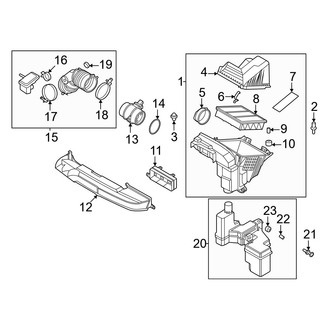 Hyundai OE - Engine / Transaxle - Air Intake (2.0L)