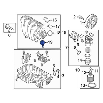 Hyundai OE - Engine Intake Manifold Runner Vacuum Actuator