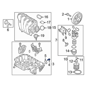 Hyundai OE - Engine Oil Drain Plug