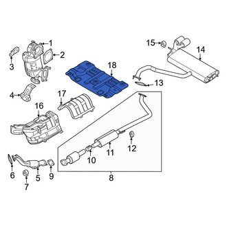 Hyundai OE - Rear Floor Pan Heat Shield