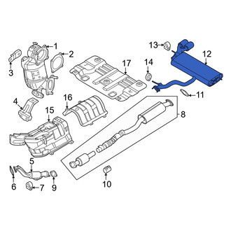 Hyundai OE - Exhaust Muffler