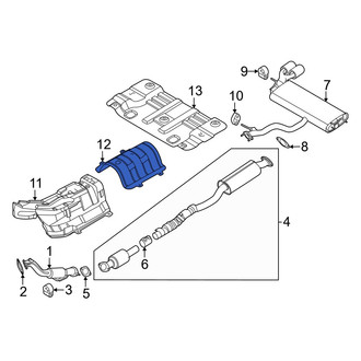 Hyundai OE - Center Floor Pan Heat Shield