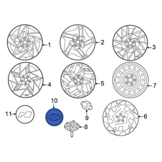 Hyundai OE - Wheel Cap