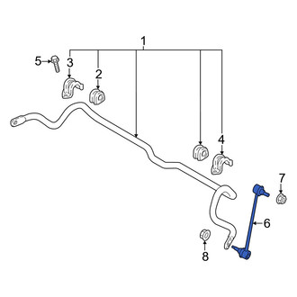 Hyundai OE - Front Suspension Stabilizer Bar Link