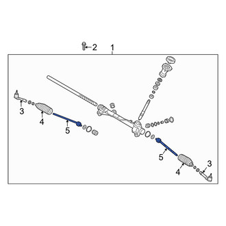 Hyundai OE - Right Outer Steering Tie Rod End