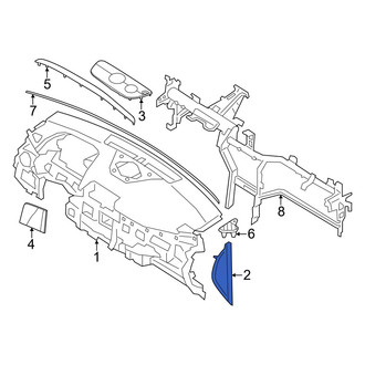 Hyundai OE - Left Instrument Panel Side Cover
