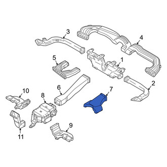 Hyundai OE - Rear Center Instrument Panel Air Duct