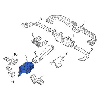 Hyundai OE - Rear Center Instrument Panel Air Duct