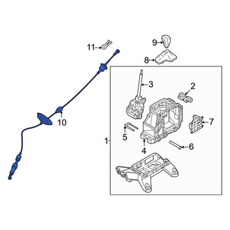 Hyundai OE - Automatic Transmission Shifter Cable