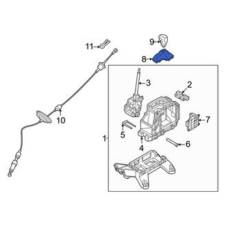 Hyundai OE - Automatic Transmission Shift Lever Knob Cover