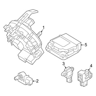 Hyundai OE - Restraint Systems - Air Bag Components (Modules and Sensors), (Limited / SE / SEL Sport)