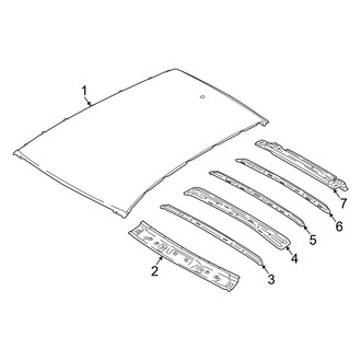 Hyundai OE - Roof & Components (W/O Sunroof), (SE / SEL / SEL Convenience)
