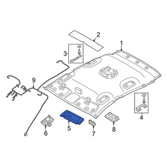 Hyundai OE - Left Sun Visor