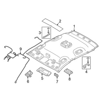 Hyundai OE - Roof - Interior Trim (W/O Sunroof)