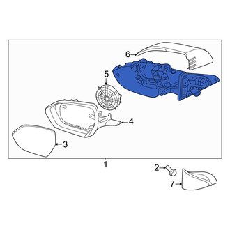 Hyundai OE - Front Left Door Mirror
