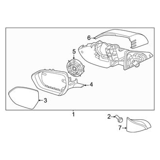 Hyundai OE - Front Door - Outside Mirrors (W/O Signal Lamp), (SE)