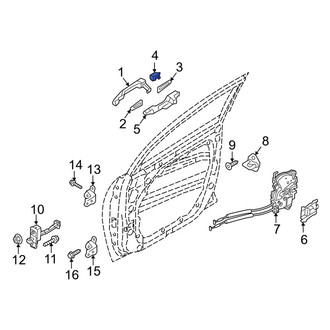 Hyundai OE - Front Left Outer Exterior Door Handle Cover
