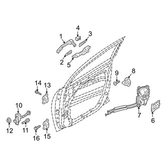 Hyundai OE - Front Door - Lock & Hardware