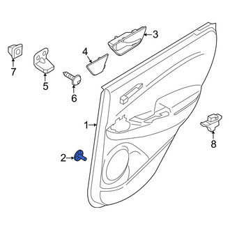 Hyundai OE - Outer Door Interior Trim Panel Screw