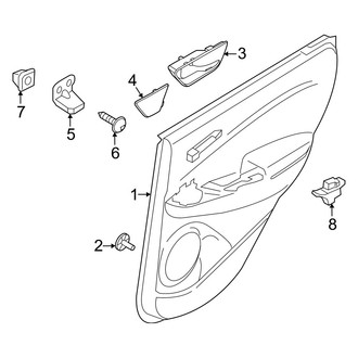Hyundai OE - Rear Door - Interior Trim