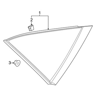 Hyundai OE - Quarter Panel - Glass