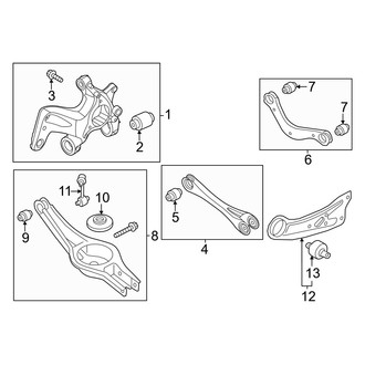 Hyundai OE - Rear Suspension - Suspension Components (Limited / N Line / SE / SEL)