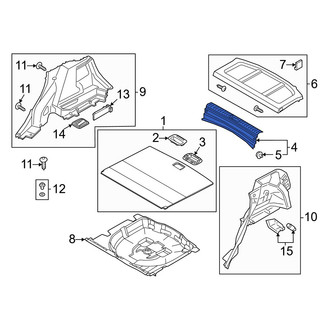 Hyundai OE - Rear Liftgate Trim Scuff Plate