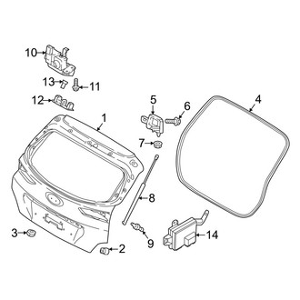 Hyundai OE - Lift Gate - Gate & Hardware