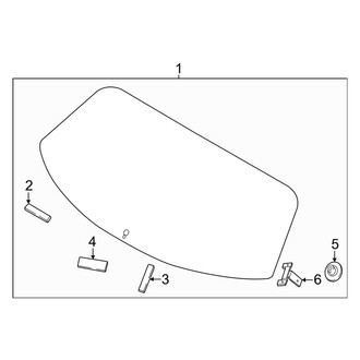 Hyundai OE - Lift Gate - Glass & Hardware